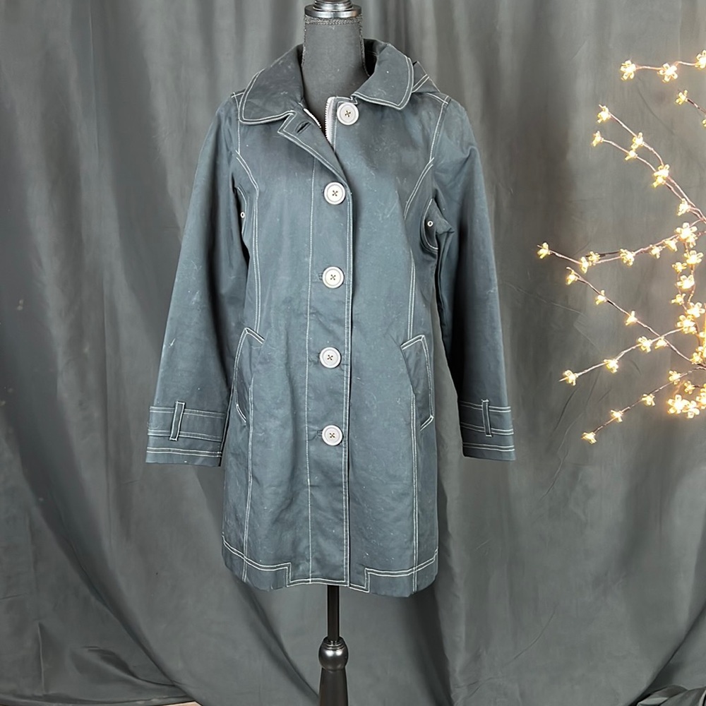 Boden Black Button Up Jacket